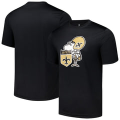 New Orleans Saints Stadium Retro T-Shirt - Black cheap