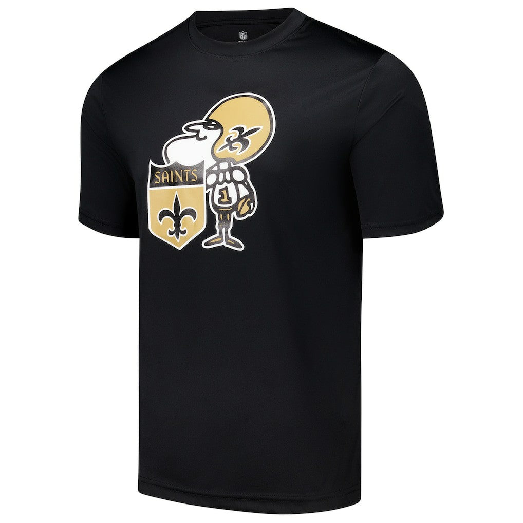 New Orleans Saints Stadium Retro T-Shirt - Black cheap