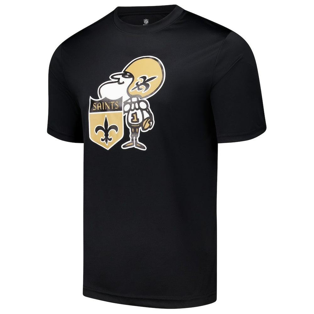 New Orleans Saints Stadium Retro T-Shirt - Black cheap