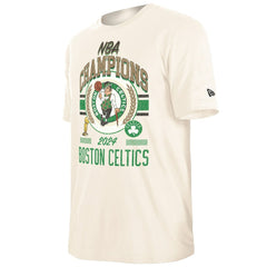 Boston Celtics 2024 NBA Finals Champions Victory Chrome T-Shirt - Cream shop