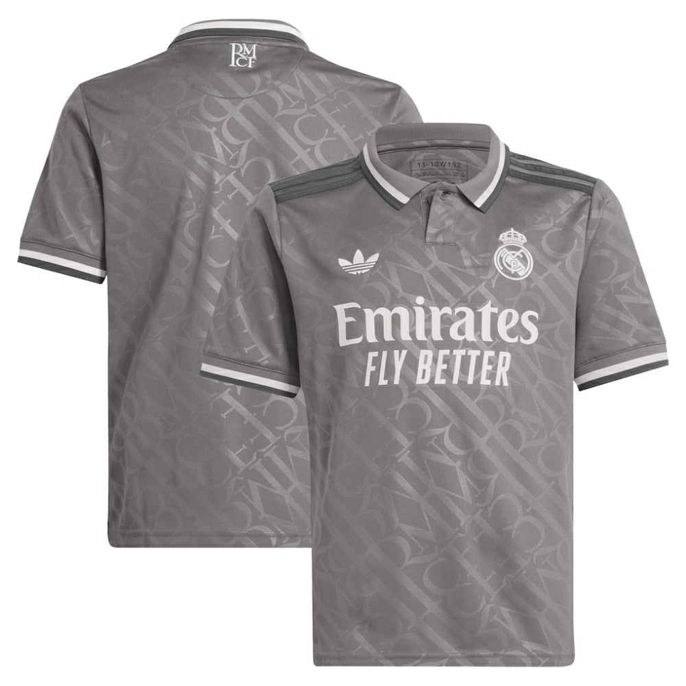 Real Madrid Originals Youth 2024/25 Third Replica Jersey - Charcoal sale