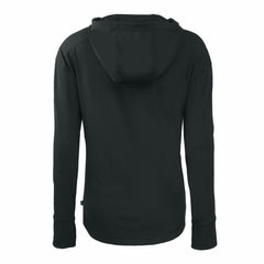 New York Mets Cutter & Buck Women's Daybreak Eco Recycled Full-Zip Hoodie Black