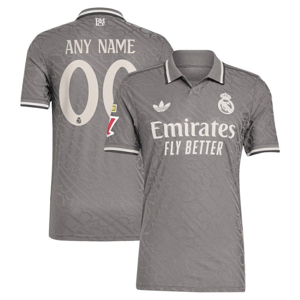 Real Madrid Originals 2024/25 Third Custom Jersey - Charcoal for sale