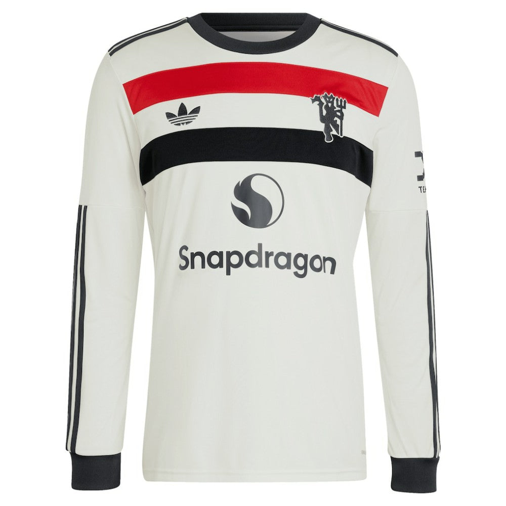 Manchester United Originals 2024/25 Third Custom Replica Long Sleeve Jersey - Cream cheap