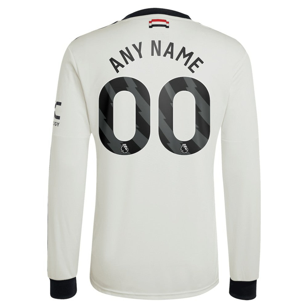 Manchester United Originals 2024/25 Third Custom Replica Long Sleeve Jersey - Cream cheap