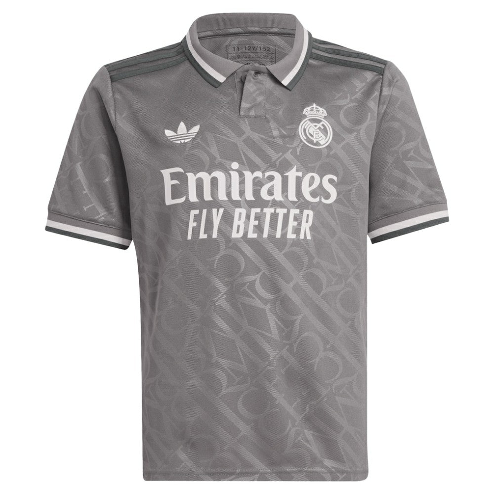 Real Madrid Originals Youth 2024/25 Third Replica Custom Jersey - Charcoal cheap