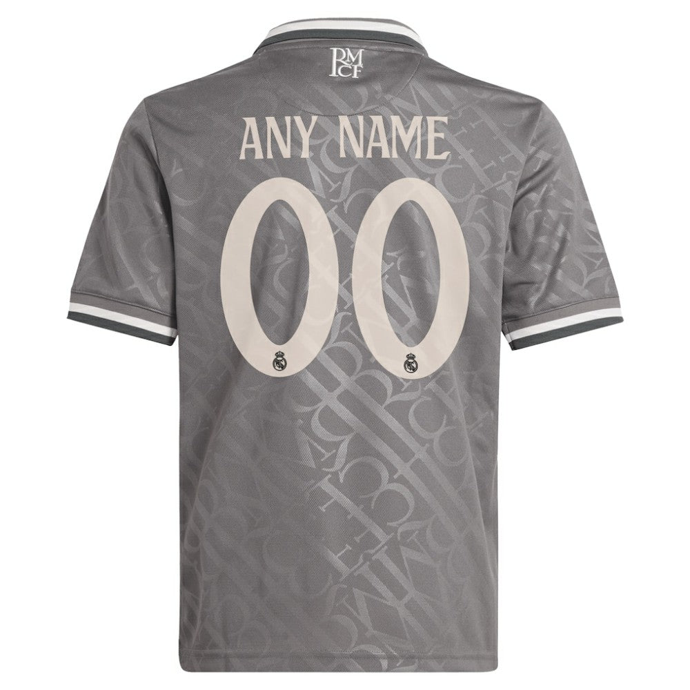 Real Madrid Originals Youth 2024/25 Third Replica Custom Jersey - Charcoal cheap