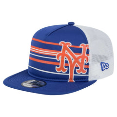 New York Mets 9FIFTY A-Frame Trucker Snapback Hat Royal