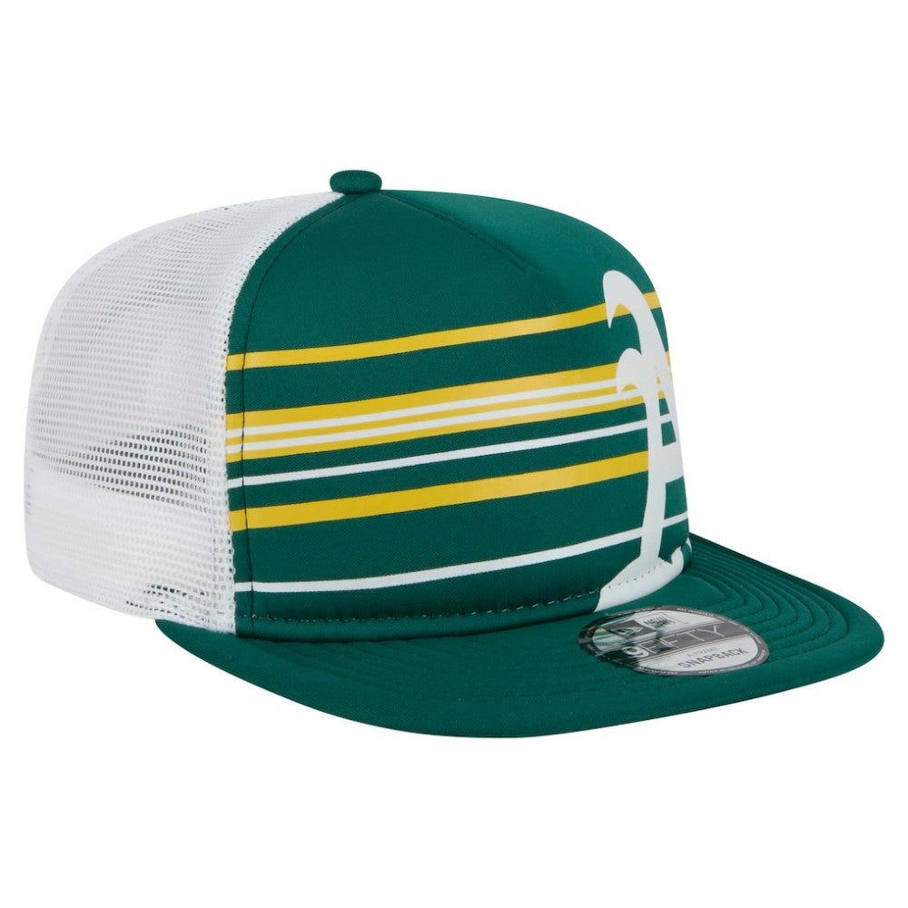 Athletics 9FIFTY A-Frame Trucker Snapback Hat Green
