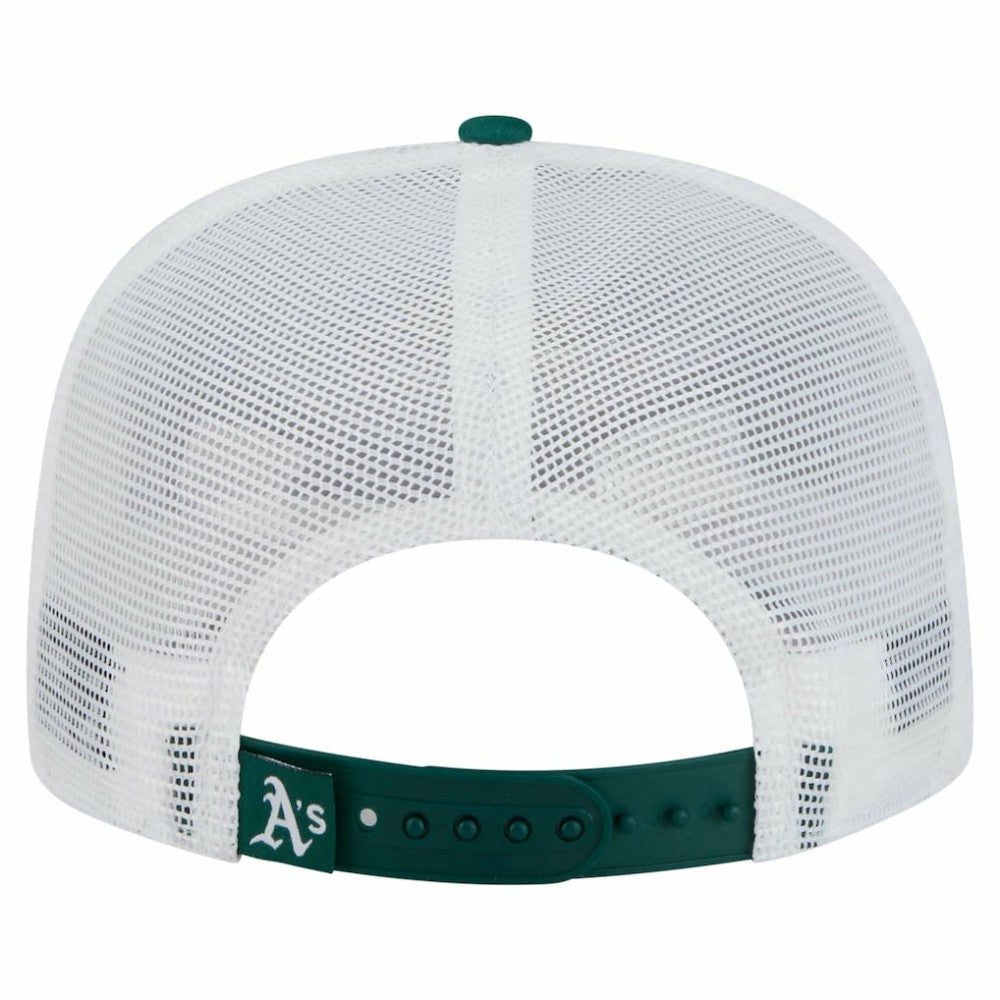 Athletics 9FIFTY A-Frame Trucker Snapback Hat Green