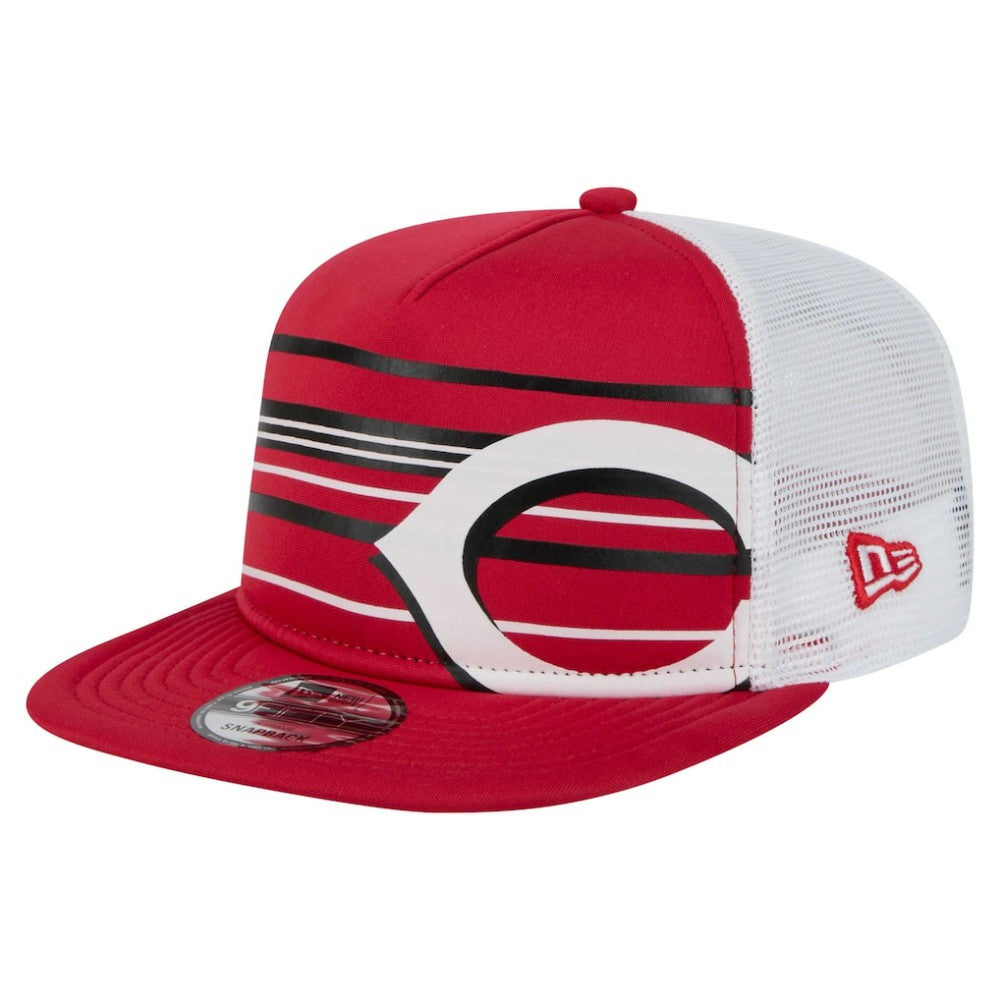 Cincinnati Reds 9FIFTY A-Frame Trucker Snapback Hat Red