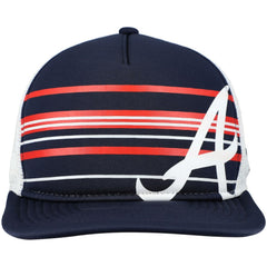 Atlanta Braves A-Frame Trucker 9FIFTY Snapback Hat Navy
