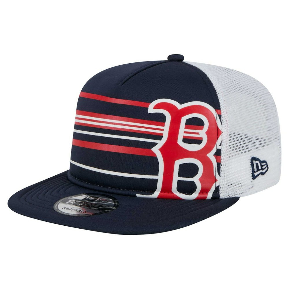 Boston Red Sox 9FIFTY A-Frame Trucker Snapback Hat Navy