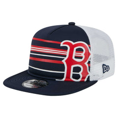 Boston Red Sox 9FIFTY A-Frame Trucker Snapback Hat Navy