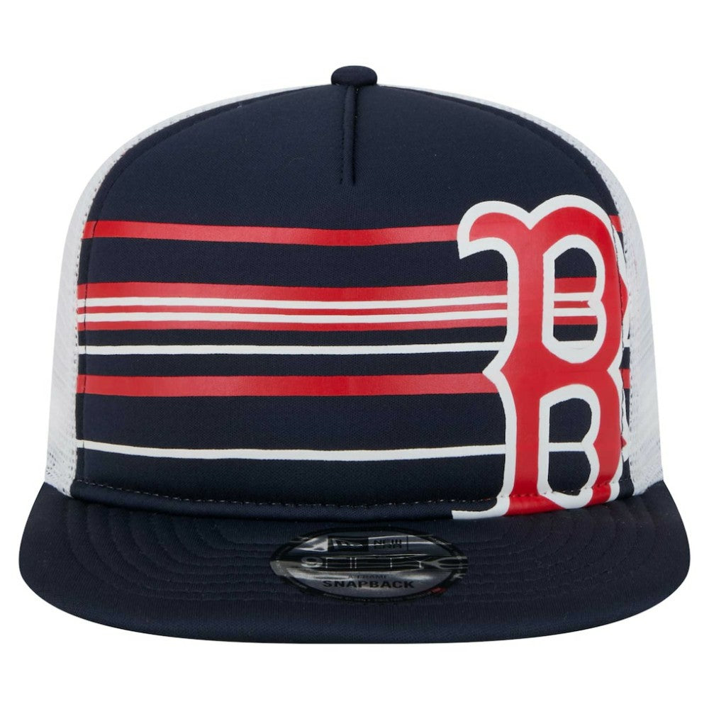 Boston Red Sox 9FIFTY A-Frame Trucker Snapback Hat Navy