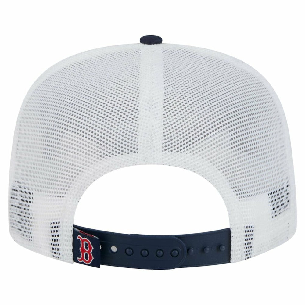 Boston Red Sox 9FIFTY A-Frame Trucker Snapback Hat Navy