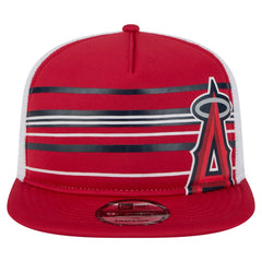 Los Angeles Angels 9FIFTY A-Frame Trucker Snapback Hat Red