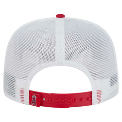 Los Angeles Angels 9FIFTY A-Frame Trucker Snapback Hat Red