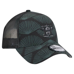 Houston Astros 9FORTY A-Frame Trucker Adjustable Hat Black