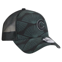 Chicago Cubs 9FORTY A-Frame Trucker Adjustable Hat Black