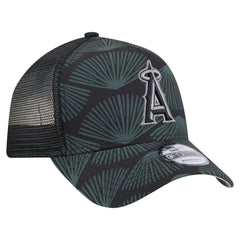 Los Angeles Angels 9FORTY A-Frame Trucker Adjustable Hat Black
