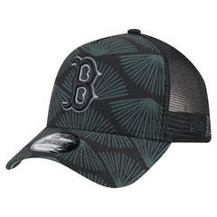 Boston Red Sox 9FORTY A-Frame Trucker Adjustable Hat Black