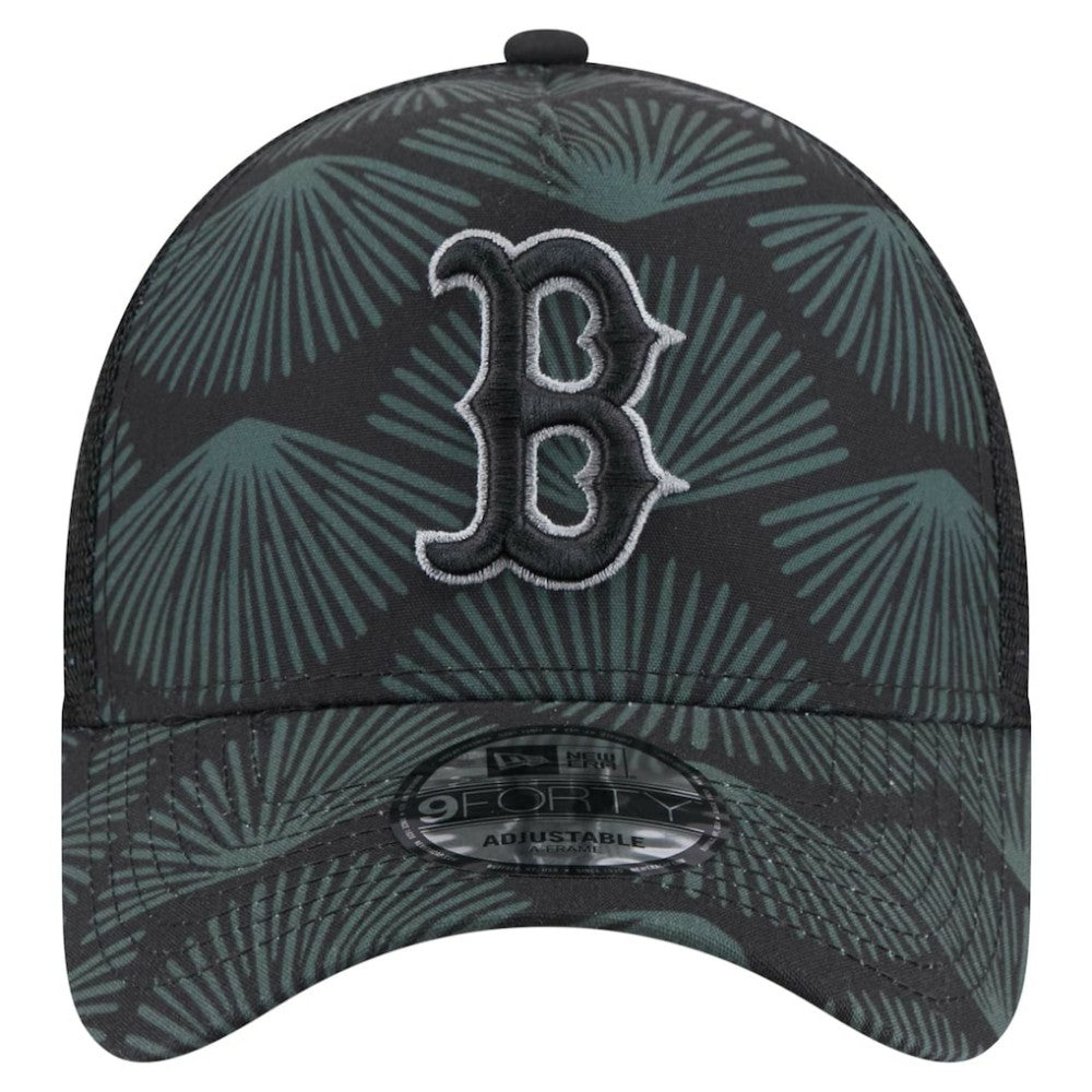 Boston Red Sox 9FORTY A-Frame Trucker Adjustable Hat Black