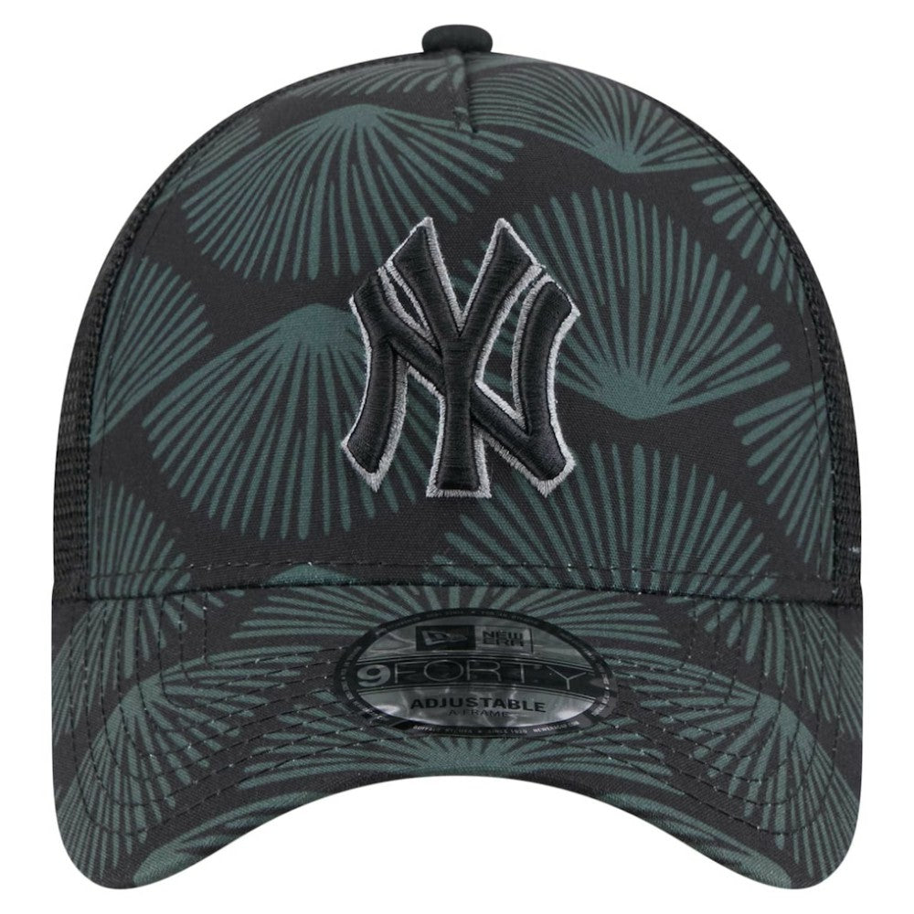New York Yankees 9FORTY A-Frame Trucker Adjustable Hat Black
