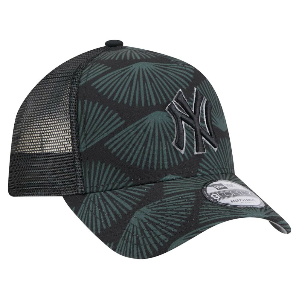 New York Yankees 9FORTY A-Frame Trucker Adjustable Hat Black