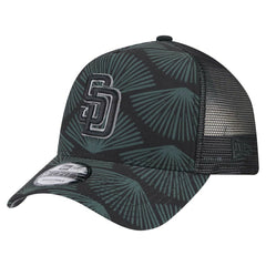 San Diego Padres 9FORTY A-Frame Trucker Adjustable Hat Black
