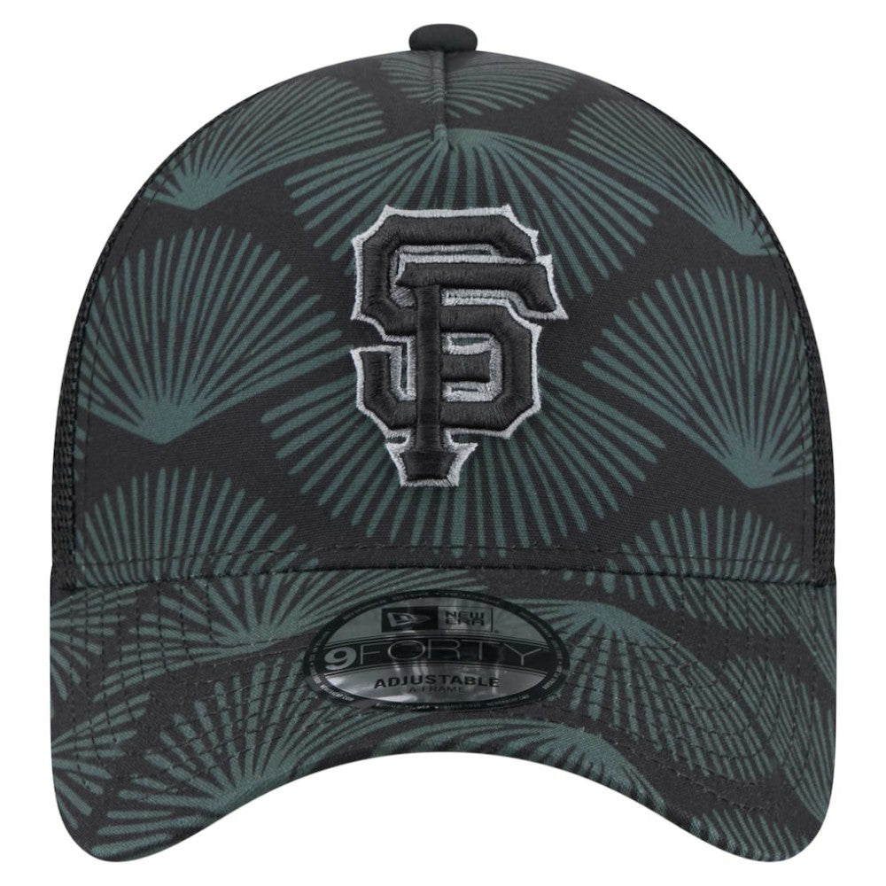 San Francisco Giants 9FORTY A-Frame Trucker Adjustable Hat Black