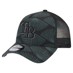 Tampa Bay Rays 9FORTY A-Frame Trucker Adjustable Hat Black