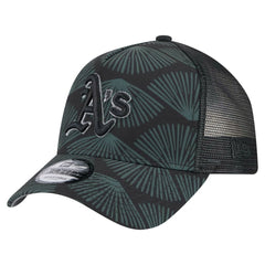 Athletics 9FORTY A-Frame Trucker Adjustable Hat Black