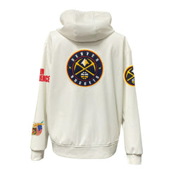 Denver Nuggets Jeff Hamilton Vegan Leather Full-Zip Hoodie sale - White discount