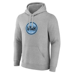Utah Mammoth Fanatics Draft Logo Pullover Hoodie - Steel Hoodies