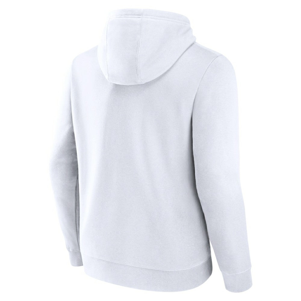 Utah Mammoth Fanatics Draft Logo Pullover Hoodie - White Hoodies