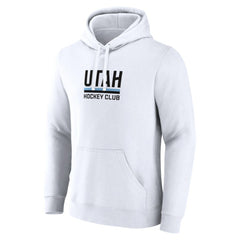 Utah Mammoth Fanatics Secondary Logo Pullover Hoodie - White Hoodies