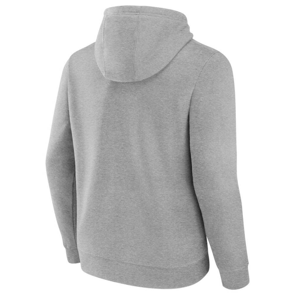 Utah Mammoth Fanatics Wordmark Logo Fleece Pullover Hoodie - Heather Gray Hoodies