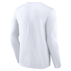 Utah Mammoth Fanatics Secondary Logo Long Sleeve T-Shirt - White T-shirts