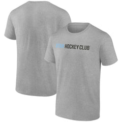 Utah Mammoth Fanatics Wordmark Logo T-Shirt - Heather Gray T-shirts