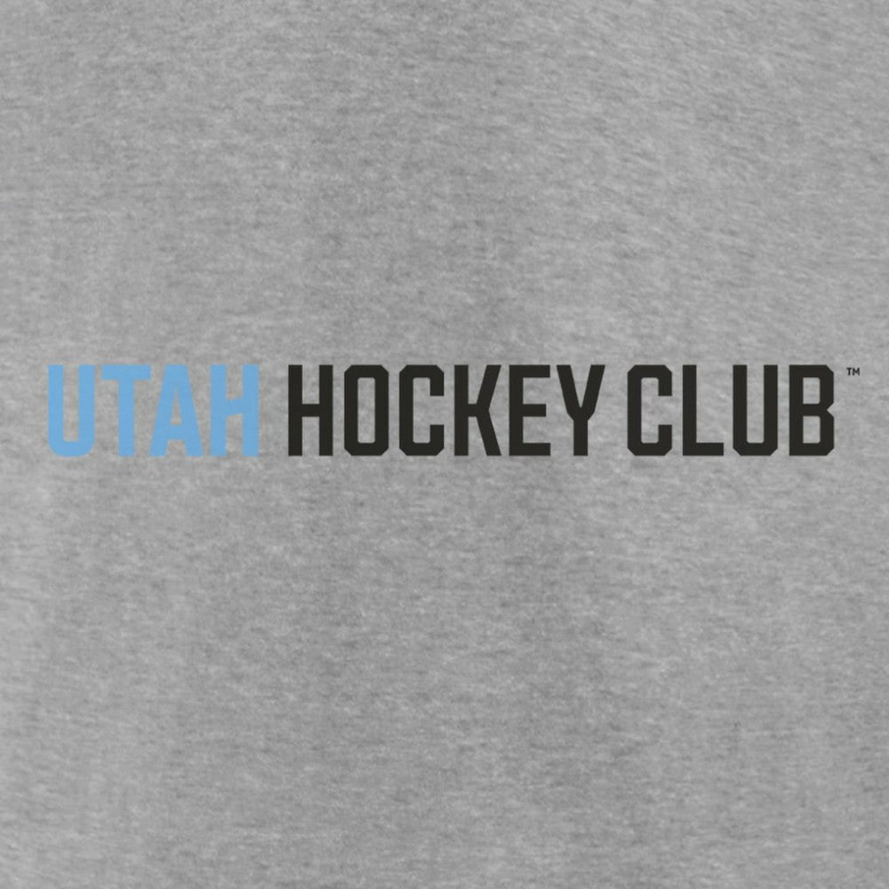 Utah Mammoth Fanatics Wordmark Logo T-Shirt - Heather Gray T-shirts