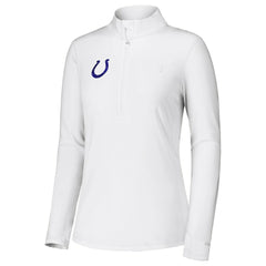Indianapolis Colts Women's Sport Playa Vista IslandZone Quarter-Zip Jacket - White on sale
