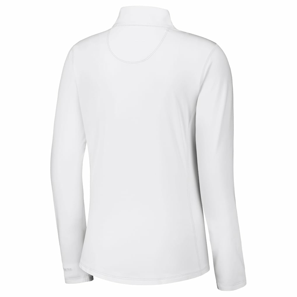 Indianapolis Colts Women's Sport Playa Vista IslandZone Quarter-Zip Jacket - White on sale