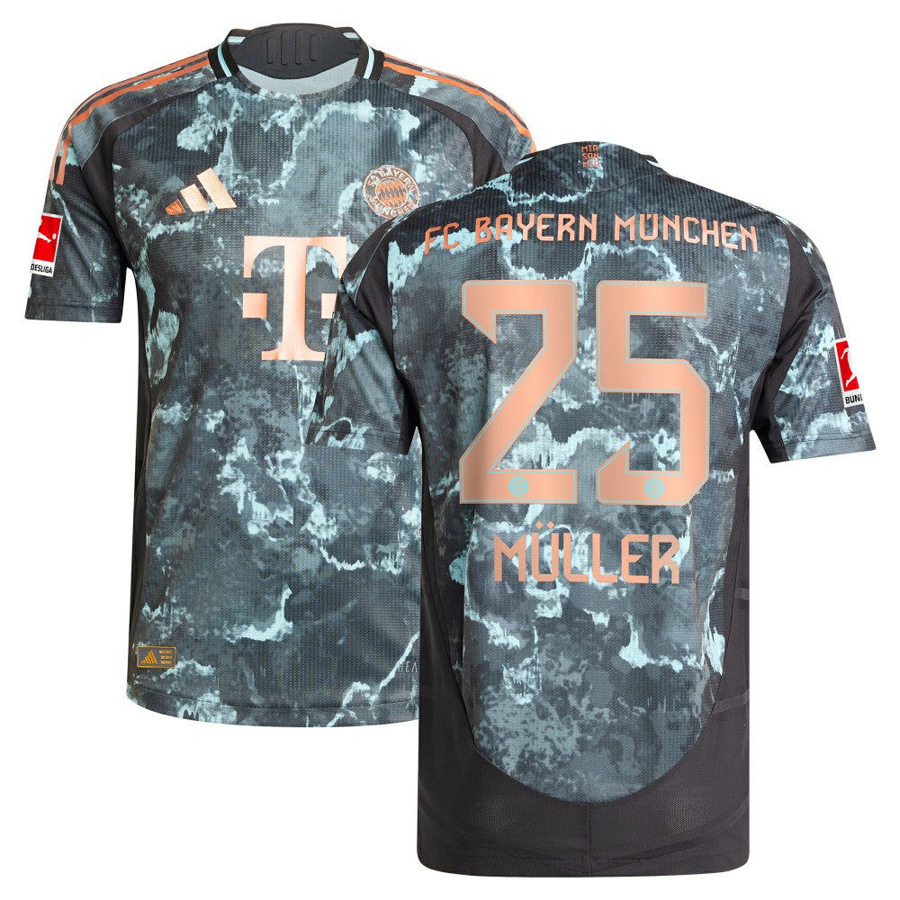 Thomas Müller Bayern Munich 2024/25 Away Player Jersey - Black online