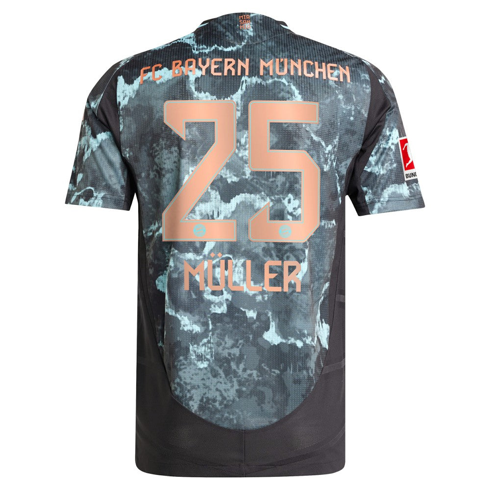 Thomas Müller Bayern Munich 2024/25 Away Player Jersey - Black online