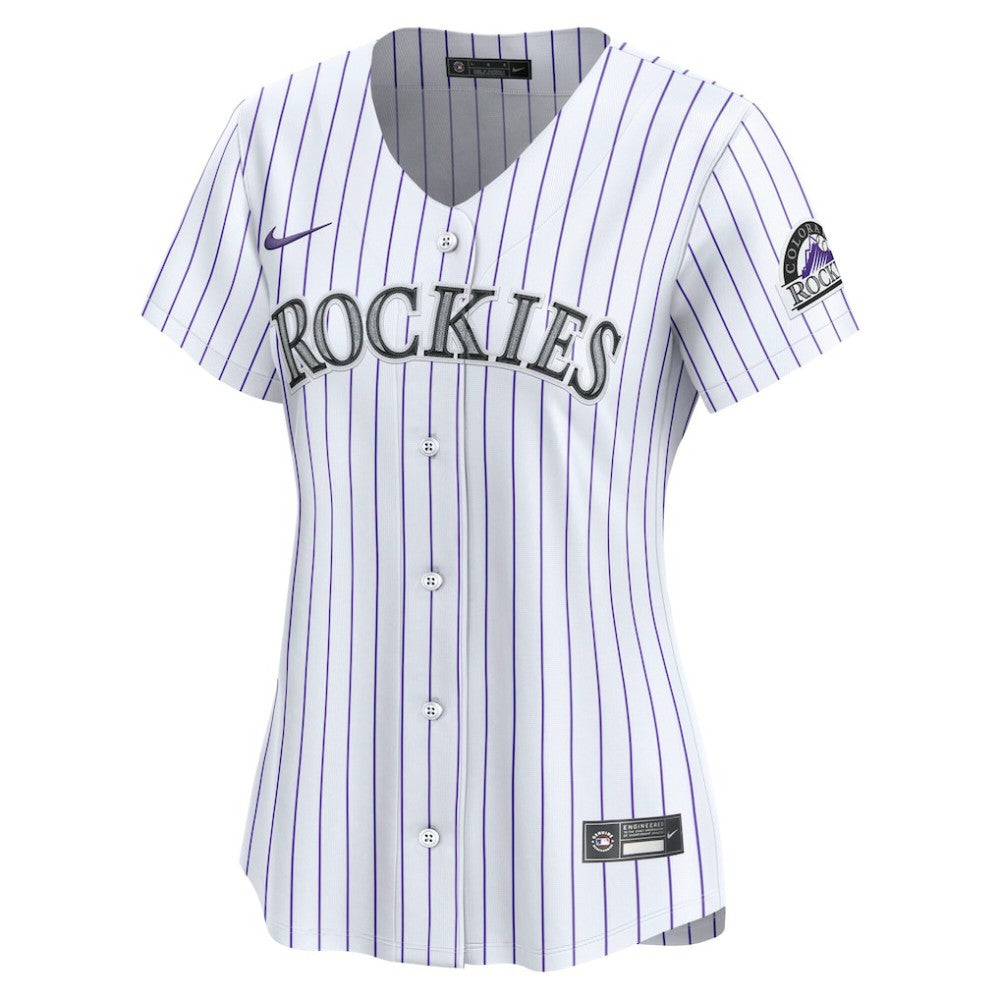 Colorado Rockies Women's Home Limited Jersey White