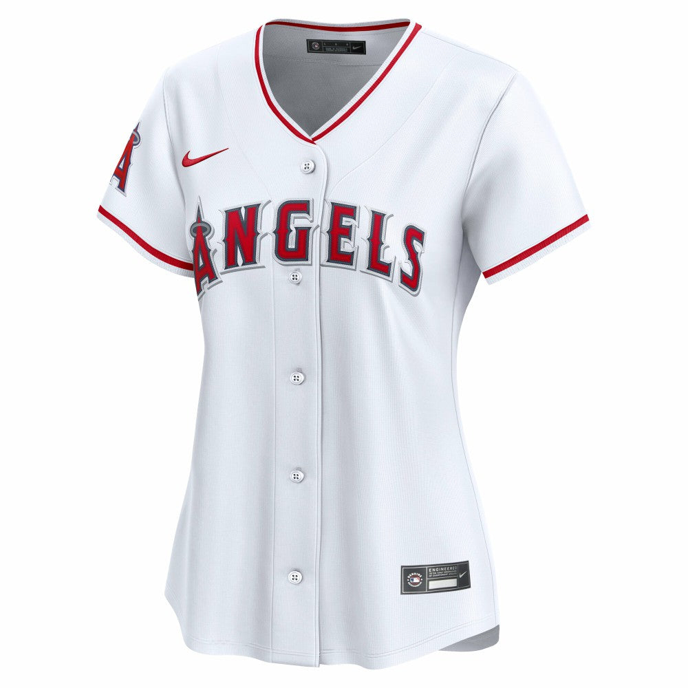 Los Angeles Angels Women's Home Limited Jersey White