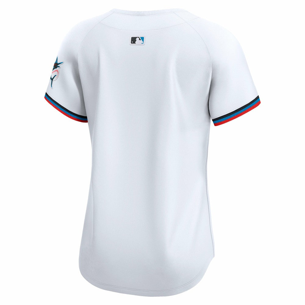 Miami Marlins Women's Home Limited Jersey White