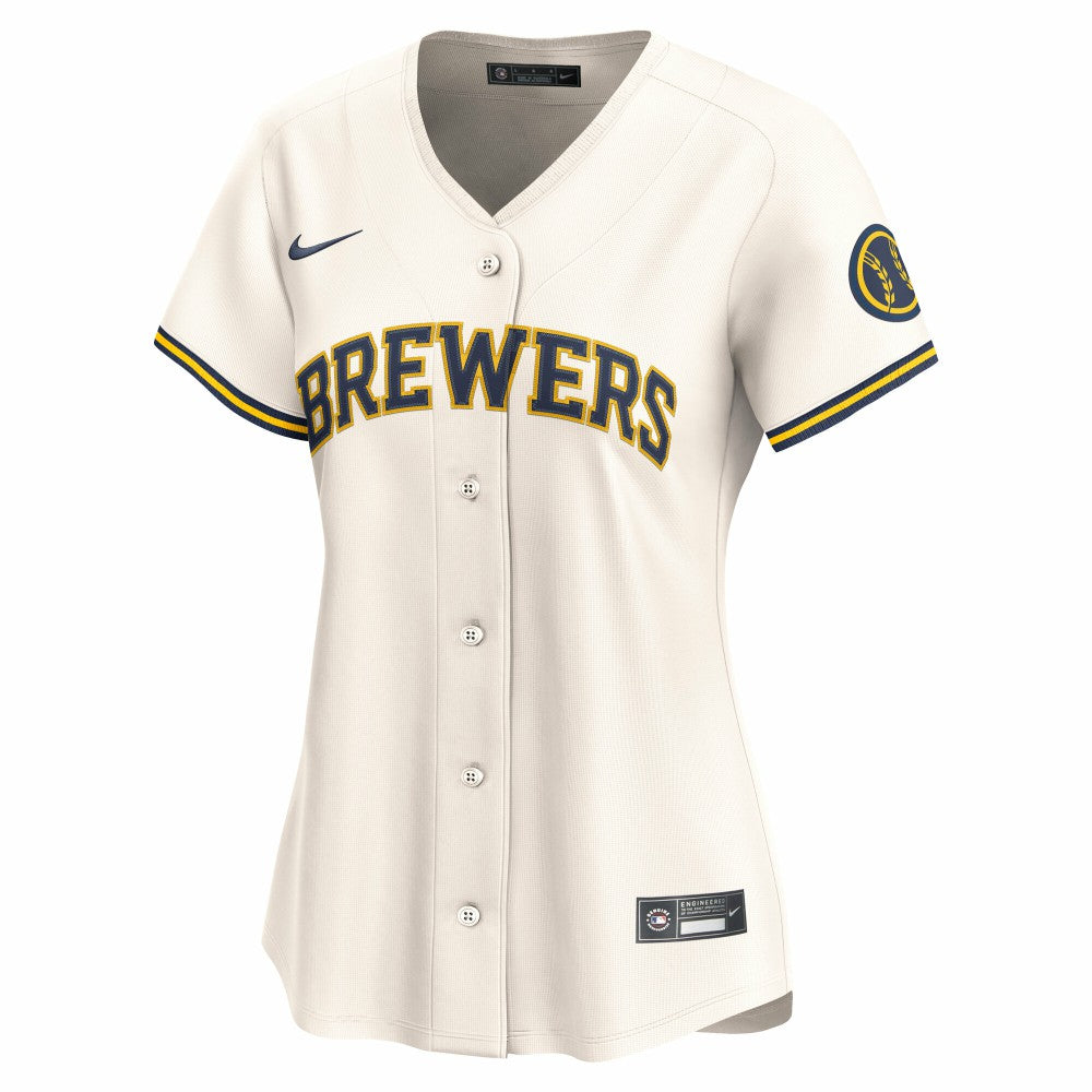 Milwaukee Brewers Women's Home Limited Jersey Cream