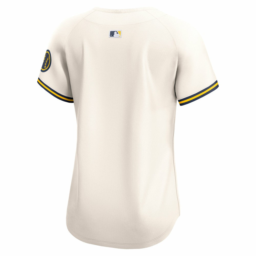 Milwaukee Brewers Women's Home Limited Jersey Cream